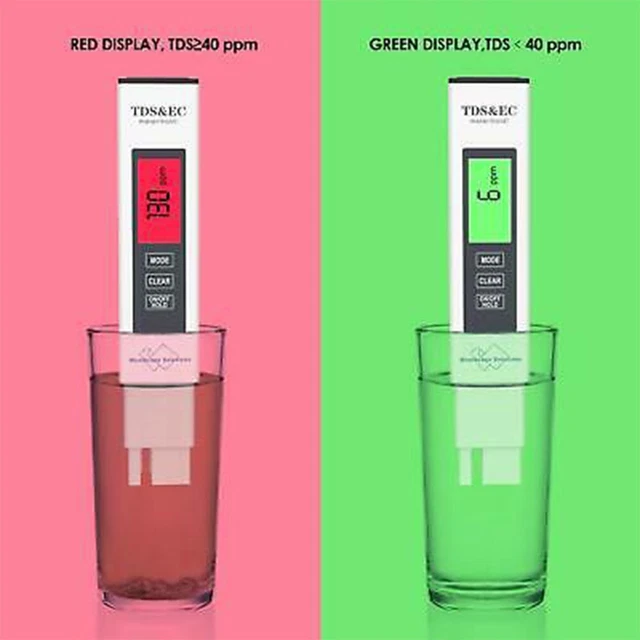 Nuevo Práctico Prueba de Calidad del Agua Instrumento Probador Digital Fácil de Limpiar