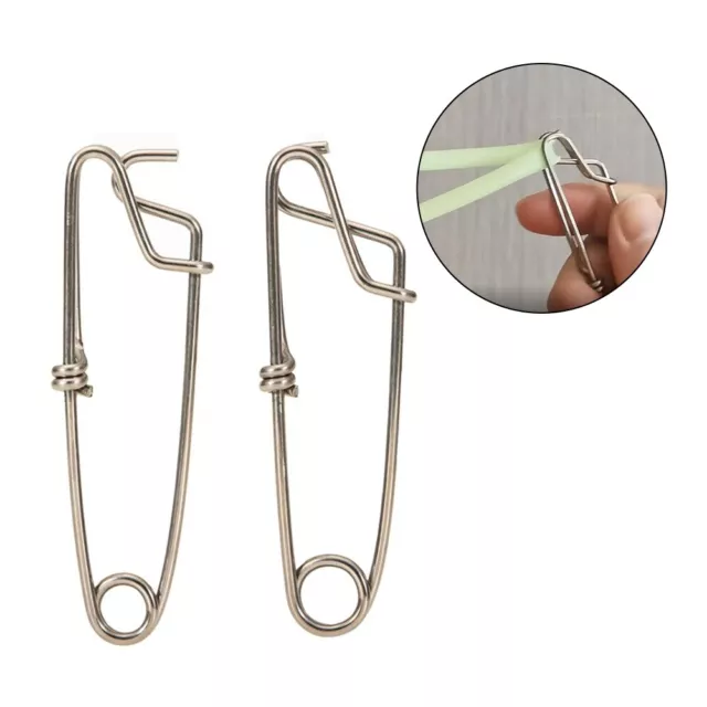 1PCS Stainless Steel Fishing Swivels Snap Speargun Float Line Tuna