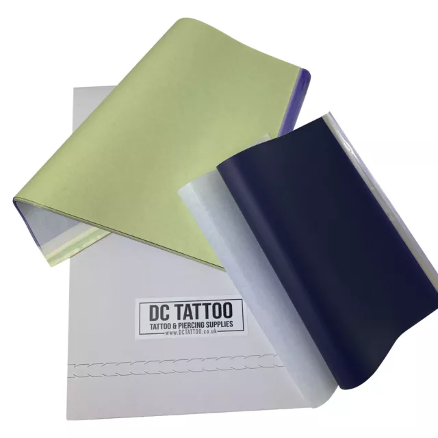 100 Feuilles Dc's Premium Tatouage Pochoir Carbone Papier GB