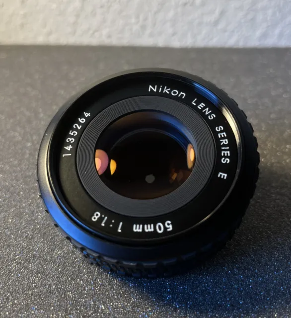 Nikon Nikkor 50mm f1.8, 50/1.8, E Series, Pancake Ais Objektiv F-Mount Mint Exc
