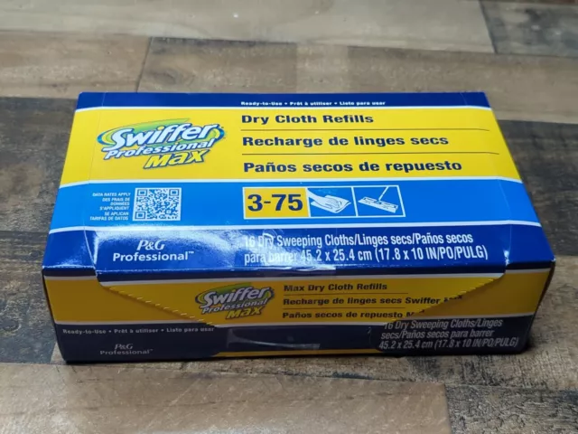 ✨Swiffer Professional Max Dry Cloth Refills 16 Ea 17.8"x10" 37109
