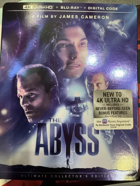 The Abyss 4K ultra HD +  Blu Ray IN  STOCK  prompt ship out. SHIPPED FROM UK