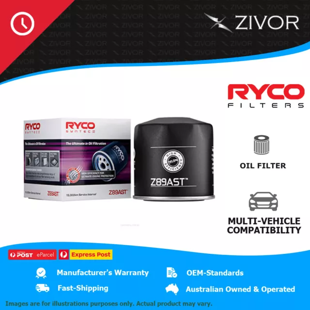 New RYCO Syntec Oil Filter Spin On For BOBCAT E35 1.8L D1803-M Z89AST