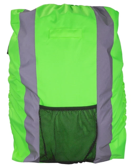 Housses De Pluie Pour Sac à Dos - Lot De 2, Taille 18-30L, Imperméables Et Réfléchissantes, Vert Et Bleu