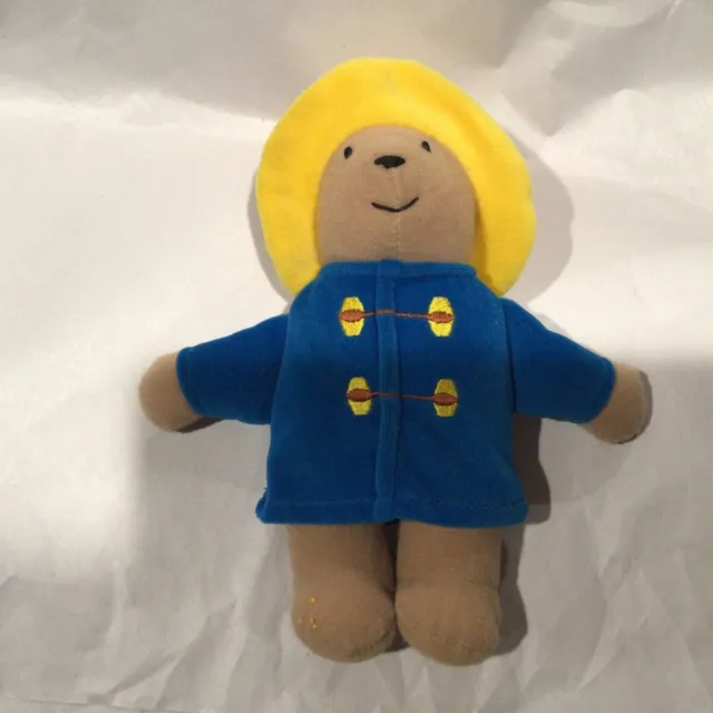 PADDINGTON BEAR PLUSH RATTLE TOY 8” BY EDEN TOYS, W/ strap to attach with