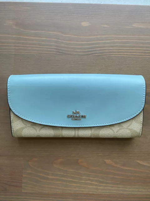 Coach light on sale fern wallet