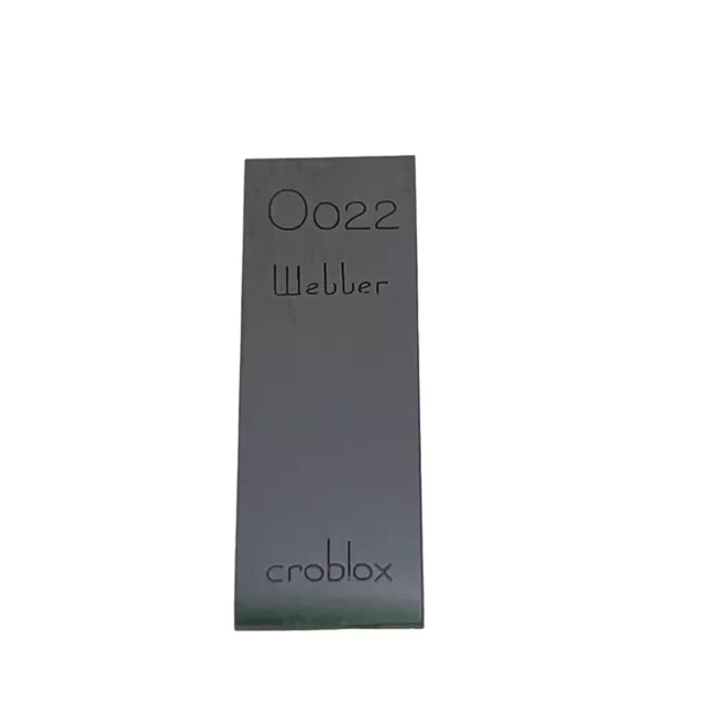 Webber 0022 Gage Block