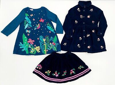 Stunning Baby Girl Dress And Skirt Bundle 18M Up To 3 Years Embroidered F&F Jojo