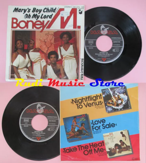 LP 45 7'' BONEY M Mary's boy child Oh my lord 1978 germany HANSA  cd mc dvd