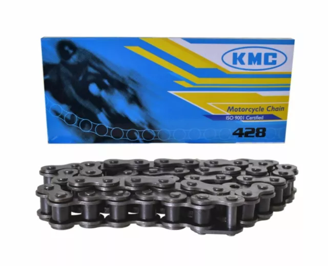 KMC Kette black 428er Kart Kartkette 52-80Gl 428 er Ritzel Kartmotor Motor chain