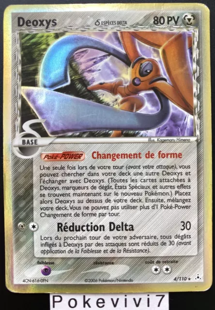 Carte Pokemon DEOXYS 4/110 Holo Bloc EX Fantômes Holon FR