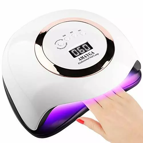 Lampe UV Sèche Ongles 168W Séchoir Ongles Professionnel Capteur Automatique