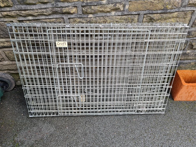 CROFT LARGE DOG Cage 2 Door. £37.10 - PicClick UK