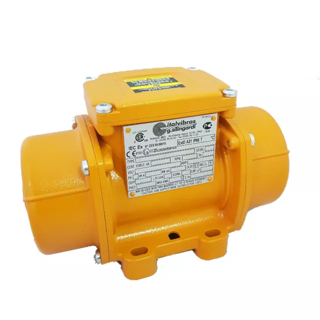 Vibtec Vibrator Motor Mvsi3/200-S02 3 Phase 0.18Kw 3000Rpm Vibratechniques