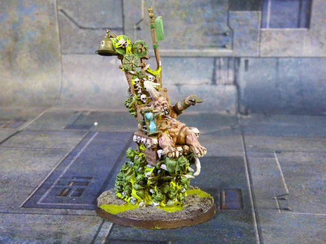 Games Workshop Warhammer - Epidemius Sur Palanquin - Nurgle - Métal Neuf