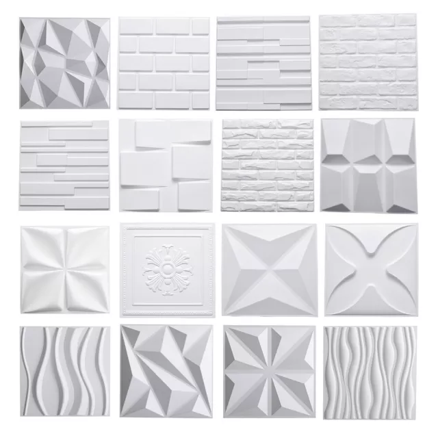 3D Decorative Geometric Wall Panels Covering PVC Cladding Tiles Ceiling Panels