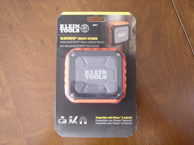 Klein Tools Bluetooth Speaker Aepjs1 Brand New In Package Unopened