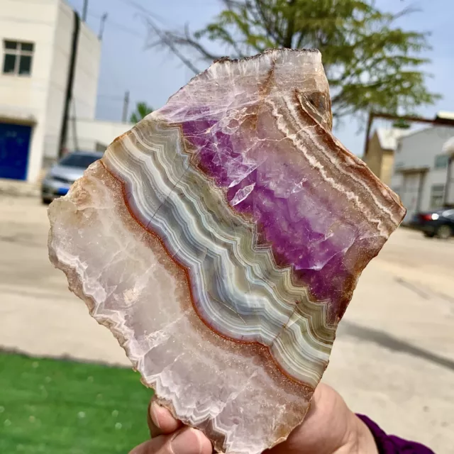 313G Natural and beautiful dreamy amethyst rough stone specimen