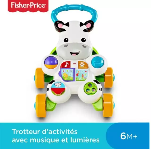 Fisher-Price  - Mon ZÃ¨bre Parlant  - Porteur/Trotteur - NEUF 2