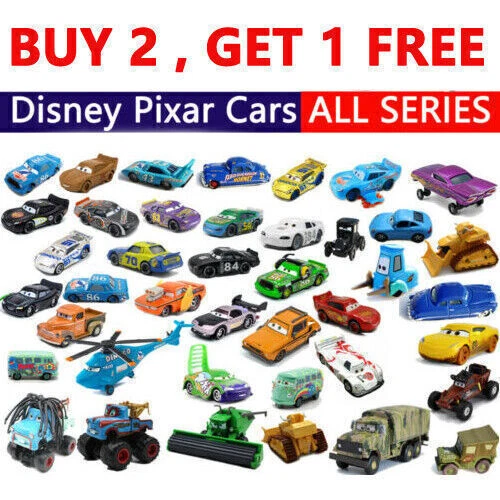 Disney Pixar Cars Lot Lightning McQueen 1:55 Diecast Model Car Toys Gift