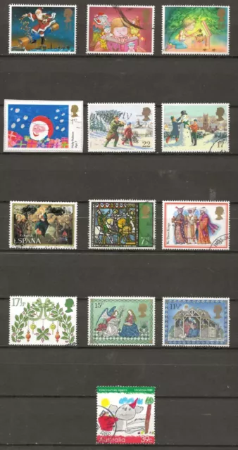 THEMATIC - CHRISTMAS - Lot 19 - 30+ different stamps - good condition 2