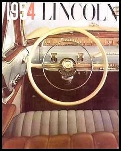 1954 Lincoln Dlx. Brochure, Capri, Cosmopolitan