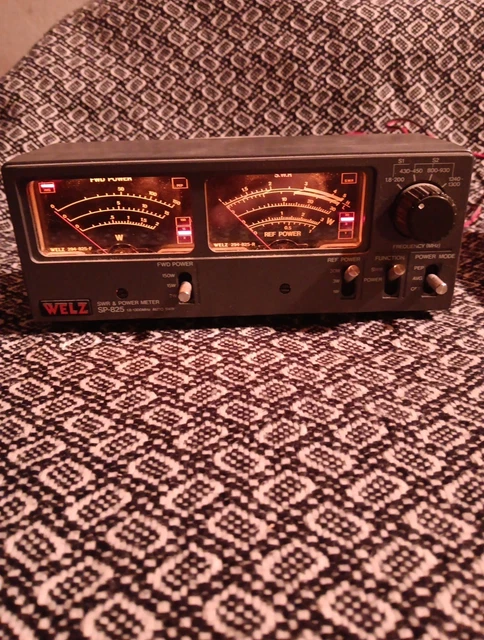 WELZ SP-825 SWR & Power Meter 1.8-1300 MHz Auto Swr £158.67