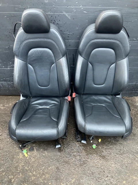 Audi Tt  Tts 8J Mk2 Roadster Black Leather Interior  Seats Heated Set 06-13