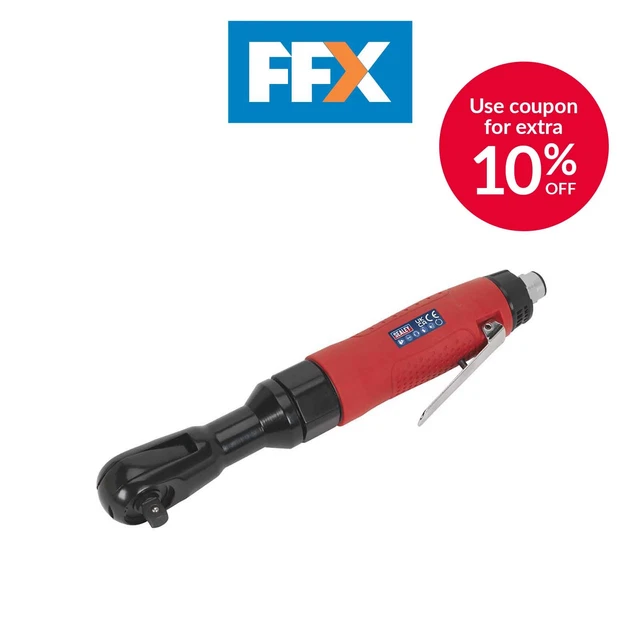 Sealey GSA20 Generation Air Ratchet Wrench 3/8" Square Drive 61Nm Torque