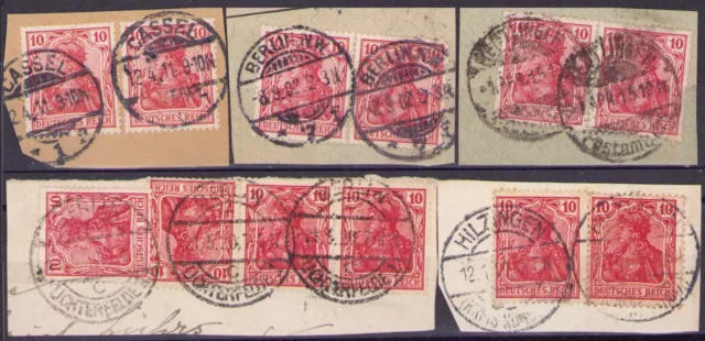 Deutsches Reich Germania Briefmarke LOT - H1150