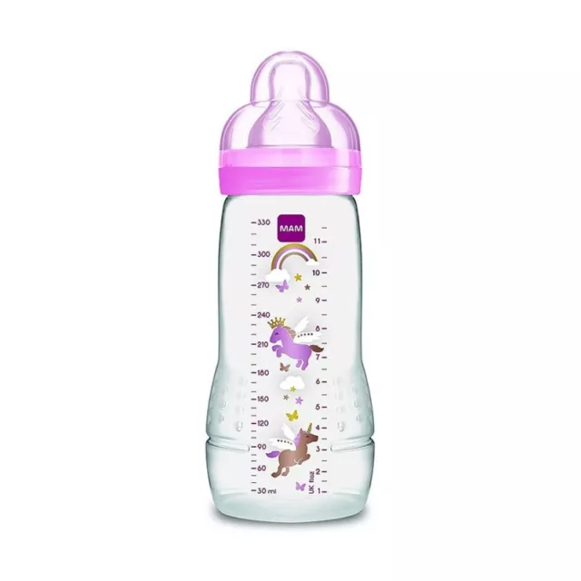 MAM Easy Active - Baby Bottle 330 ml in assorted colors for female