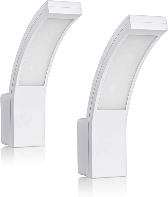 Applique Murale Extérieur SEBSON LED - Lot De 2 - 15W 1100lm IP65 - Anthracite