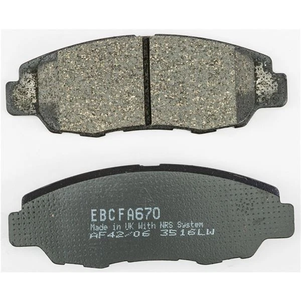 EBC Organic "X" Brake Pads/Shoes - FA670