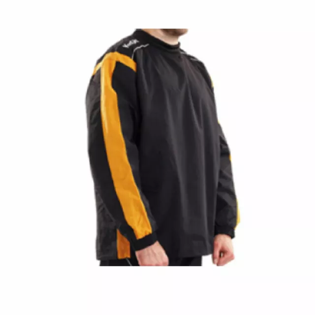 KOOGA vortex rugby warm up top [black/gold]