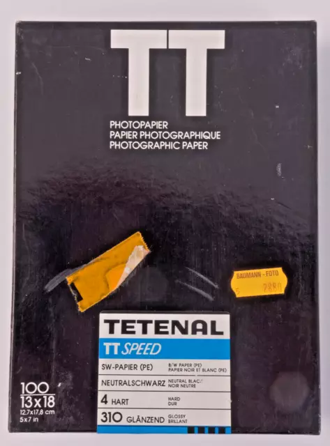 3 x TETENAL TT SPEED Photopapier 13x18cm