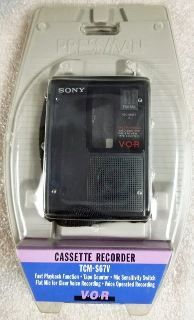 Sony TCM-S67V Cassette Corder VOR Mic