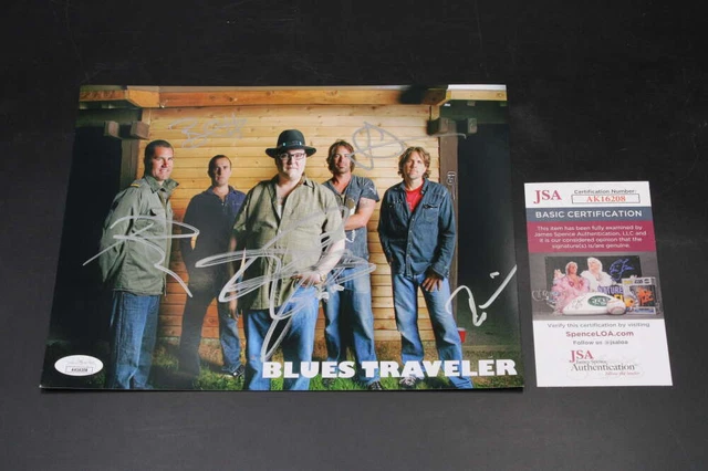 Blues Traveler Signed 8x10 Photo John Popper Autograph JSA COA D8616