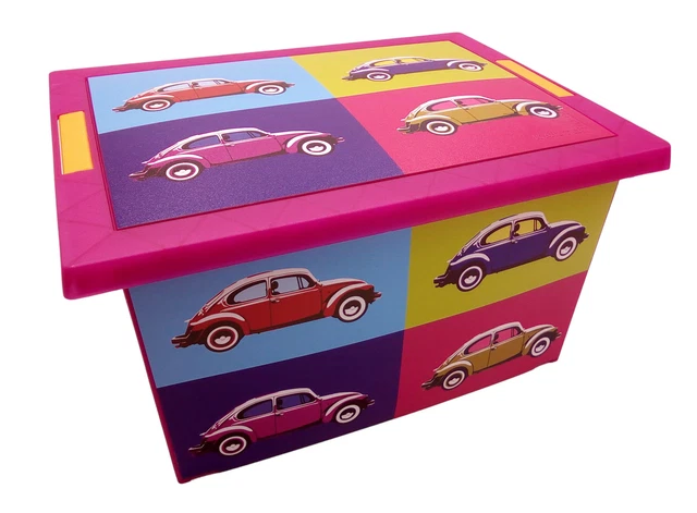Caja de Almacenamiento Coche Juguetes para Todo Uso Cajón