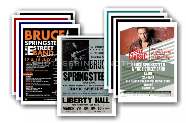 BRUCE SPRINGSTEEN  - promotional posters - collection of 10 postcards # 2