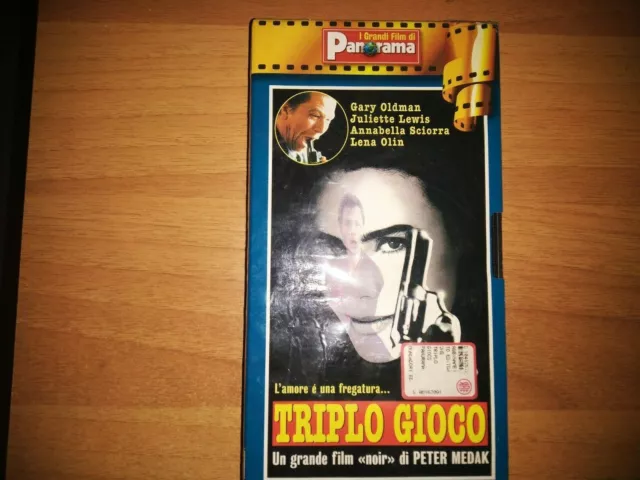 Triplo Gioco VHS Cartonata Nuovo E Sigillato Gary Oldman Lena Olin Ed. Panorama