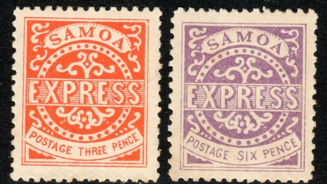 Samoa 1877 Teil Set Verkauft Wie Nachdrucke Halterung Mint