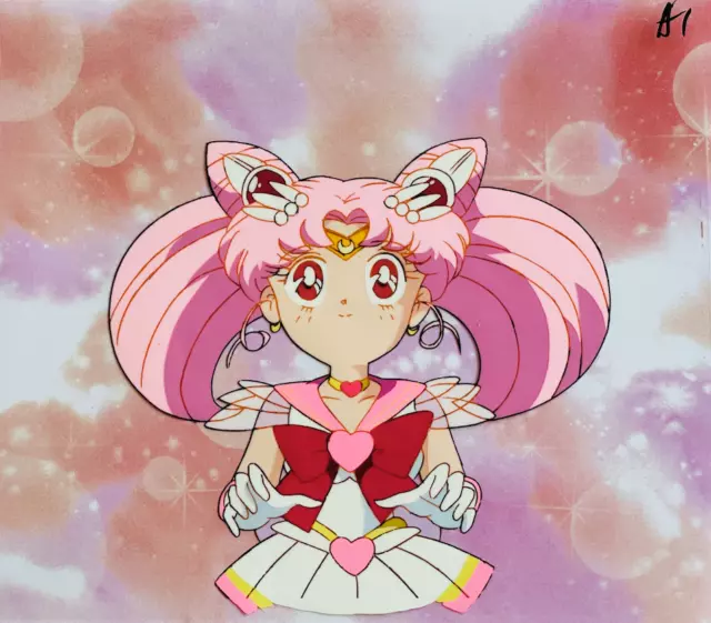 SAILOR MOON ANIME A1 Cel of Sailor Chibi Moon (Chibiusa) Animation $750 ...