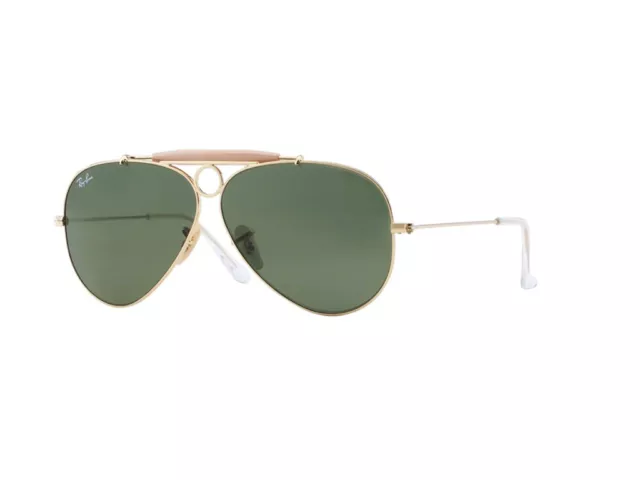 Gafas de Sol Ray Ban Limited Verde Oro RB3138 Shooter Aviator 001