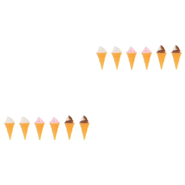 Eis Prop 12 Pcs Premium Puppe Eis Tiny Eis Miniatur Eis Für Kinder Hause Decor