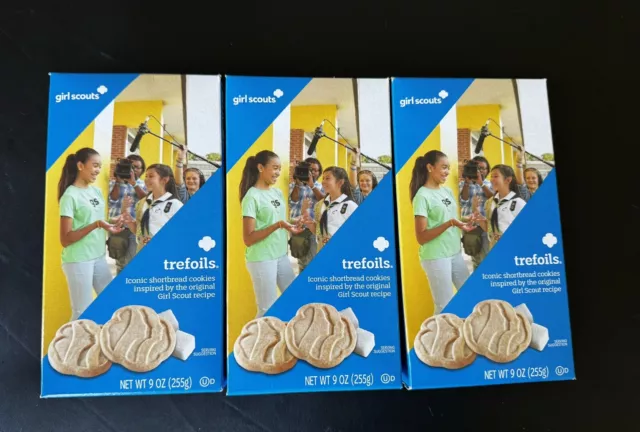 Free Ship! Trefoils/shortbread Girl Scout Cookie 3 Pack ABC Bakers