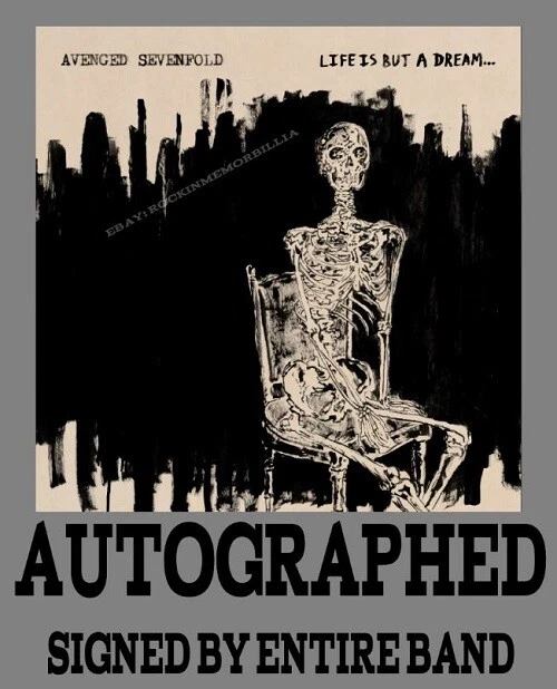 AVENGED SEVENFOLD LIFE Is But A Dream Star Signed New CD $35.95 ...
