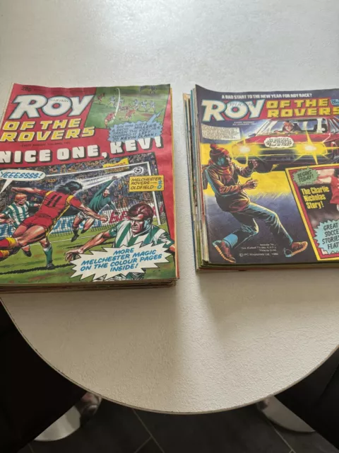 roy of the rovers comics 1987  3rd january to 31st october