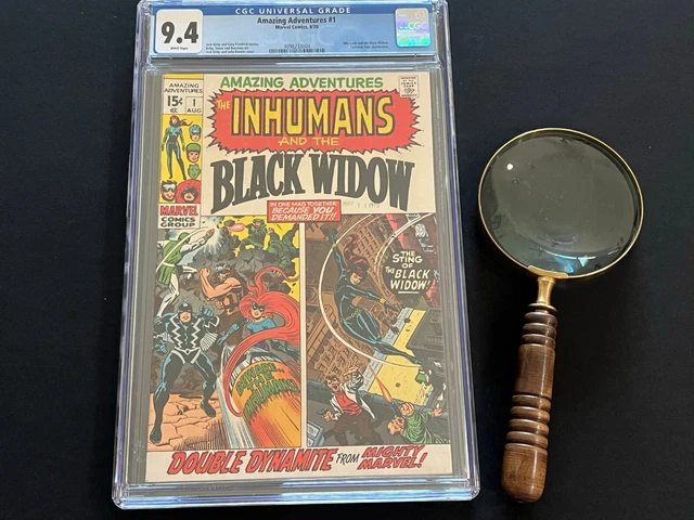 Amazing Adventures #1 1970 Cgc 9.4 Nm / Near Mint.  Inhumans & Black Widow