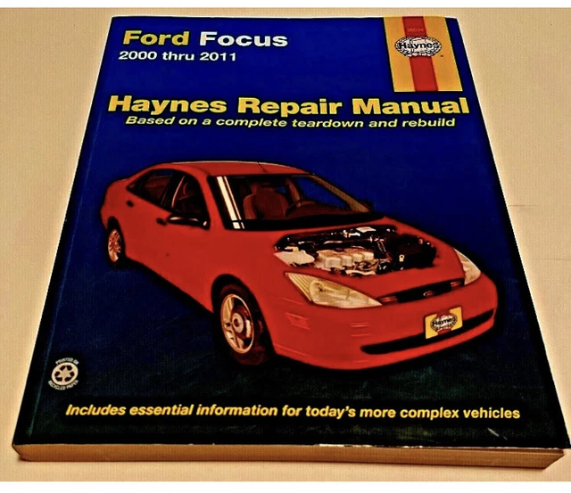 Haynes 36034 Ford Focus 2000-2011 Tune-up Shop Service Repair Manual