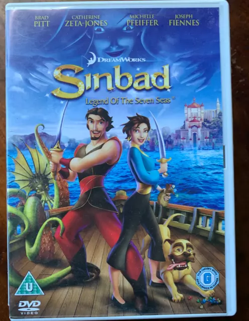 SINBAD DVD 2003 Animated DreamWorks Movie w/ Brad Pitt $16.50 - PicClick